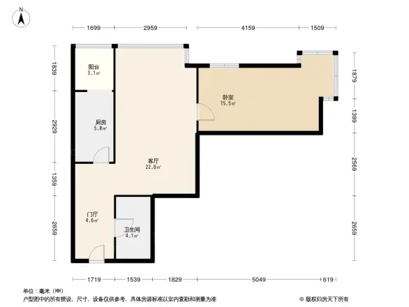 翠微中里小区户型图