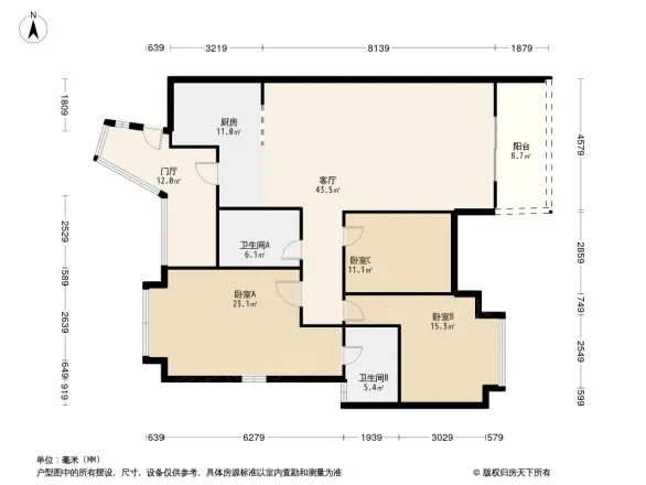 中粮香榭丽都户型图