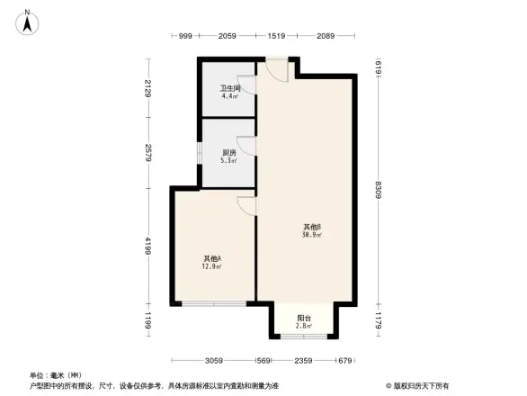 国花园户型图