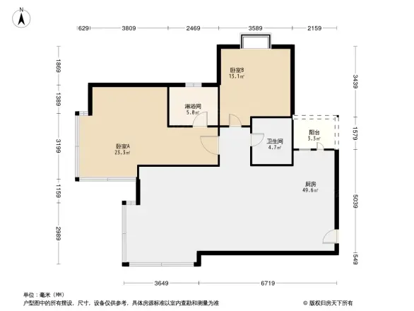 龙景湾别墅户型图