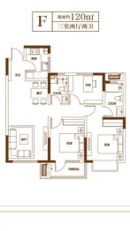 悦海地3室2厅1厨2卫建面120.00㎡