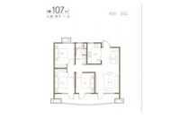 107平3室2厅1卫