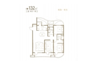 132平3室2厅2卫