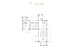 联投阅湖堂前4室2厅1厨6卫建面255.16㎡