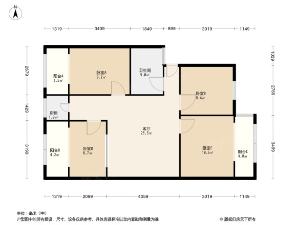 玉双路110号院户型图