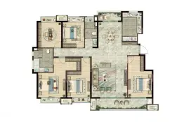 北控·瀚林府5室2厅1厨2卫建面188.0㎡