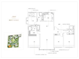 灵珑湾4室2厅1厨3卫建面168.00㎡