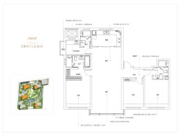 灵珑湾3室2厅1厨3卫建面165.00㎡