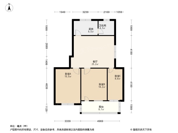 七星井新村户型图