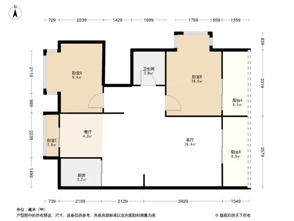 学府美地户型图