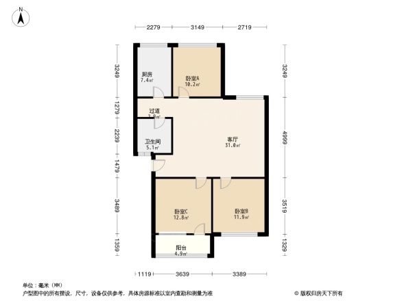 亚太新村户型图