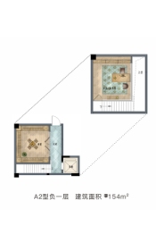 保利半岛3室1厅1厨2卫建面154.00㎡