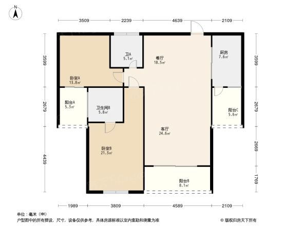 世茂外滩花园户型图