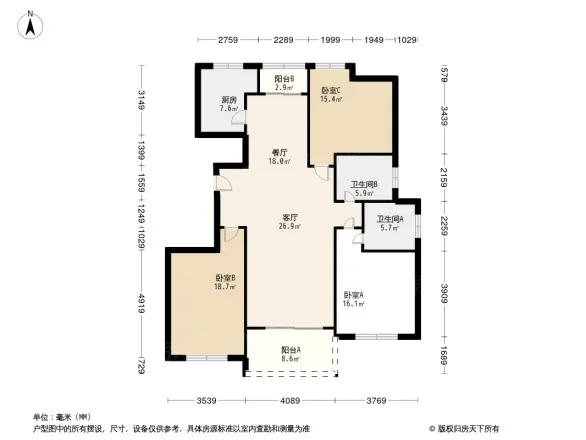 大明·翰泽苑户型图