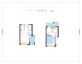 IOI·棕榈国际住区3室2厅1厨2卫建面88.00㎡