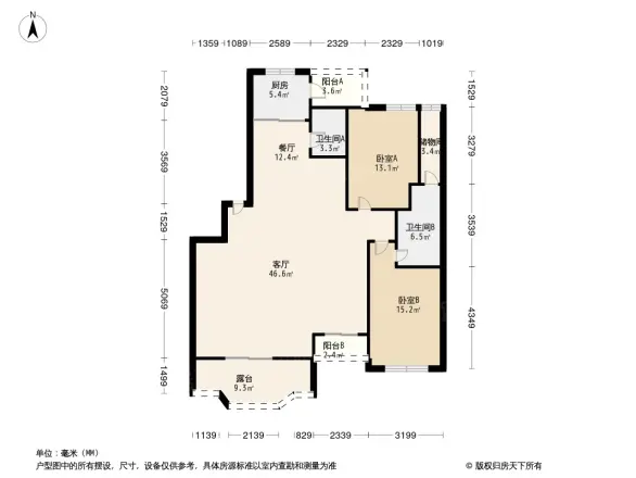 中盛家园户型图