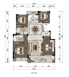 大通·云澜府4室1厅1厨2卫建面123.00㎡