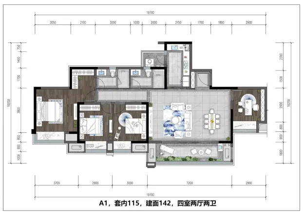 青秀阅山户型图