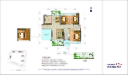 元一·云溪府4室2厅1厨2卫建面123.00㎡