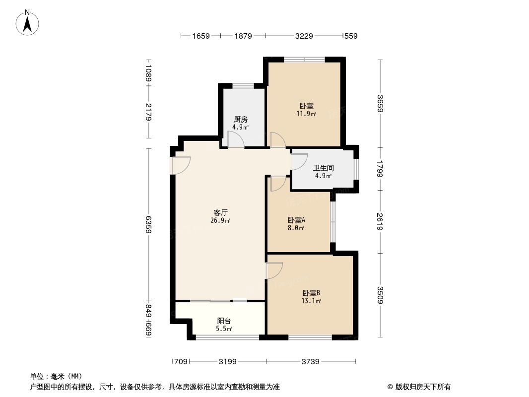 户型图1/2