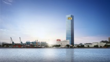 广州国际港航中心（一期）项目外立面实景图