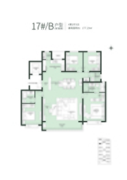 华中·尚玉园4室2厅1厨3卫建面177.29㎡