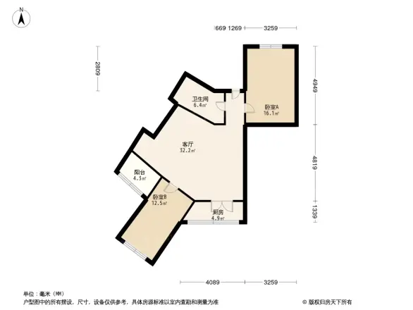 长椿苑户型图