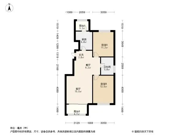 浅山香邑户型图
