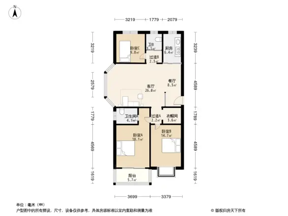嘉禾芙蓉园户型图