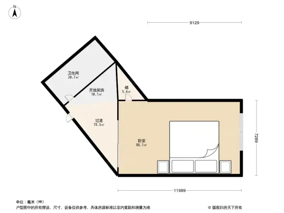 休斯顿公寓户型图