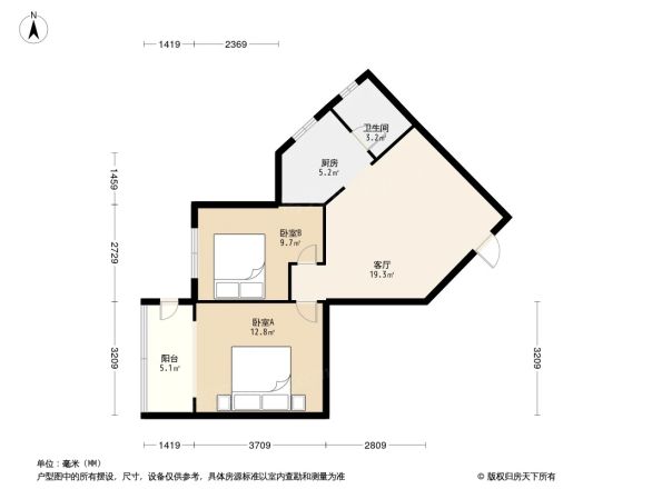 八里小区教师苑户型图