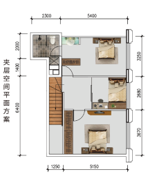 昌龙51国际4室2厅1厨4卫建面86.36㎡