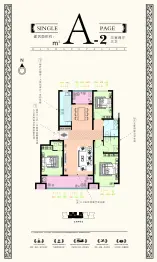 汉王府3室2厅1厨3卫建面127.00㎡