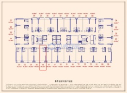 正商汇航铭筑1室1厅1厨1卫建面44.00㎡