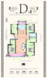 汉王府4室2厅1厨3卫建面181.0㎡