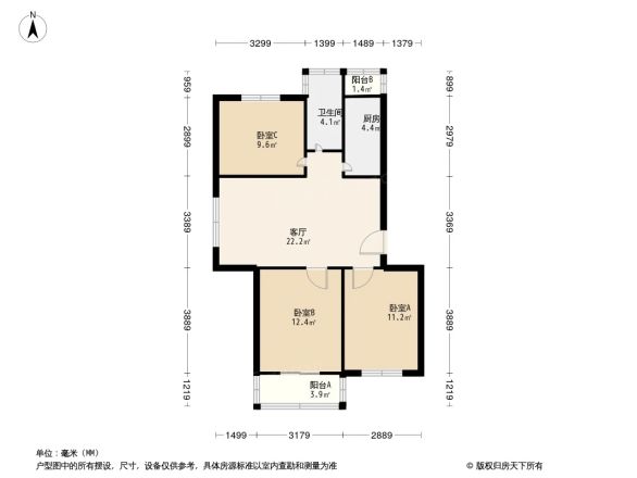 百合花园户型图