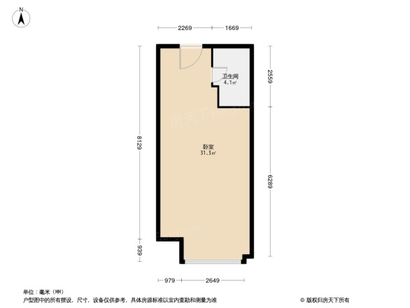 融创玖棠府户型图