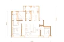 中国铁建西派宸樾6#145平D户型