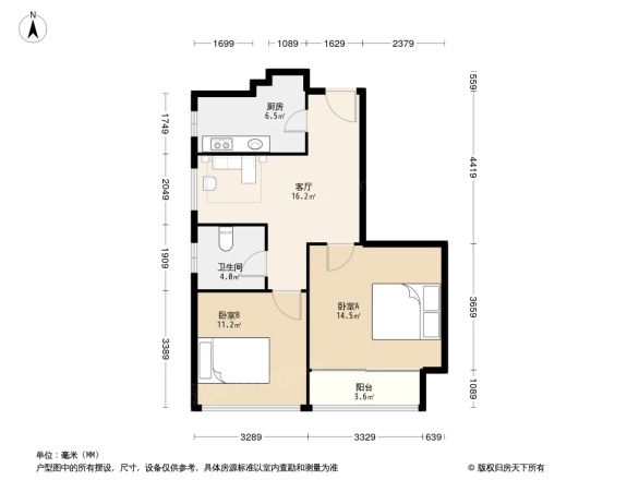 新华学府银座户型图