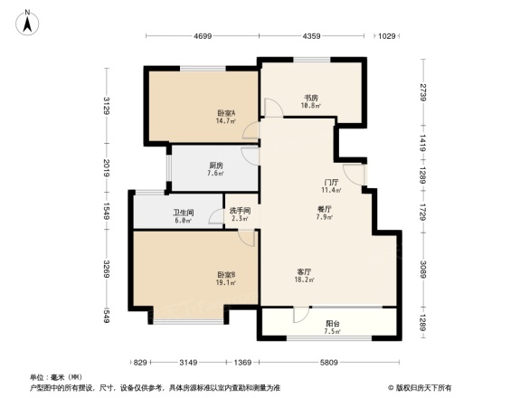 北京瑞悦府户型图图片