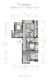 北辰·香麓3室2厅1厨2卫建面97.92㎡