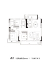 A2 建筑面积约：135㎡