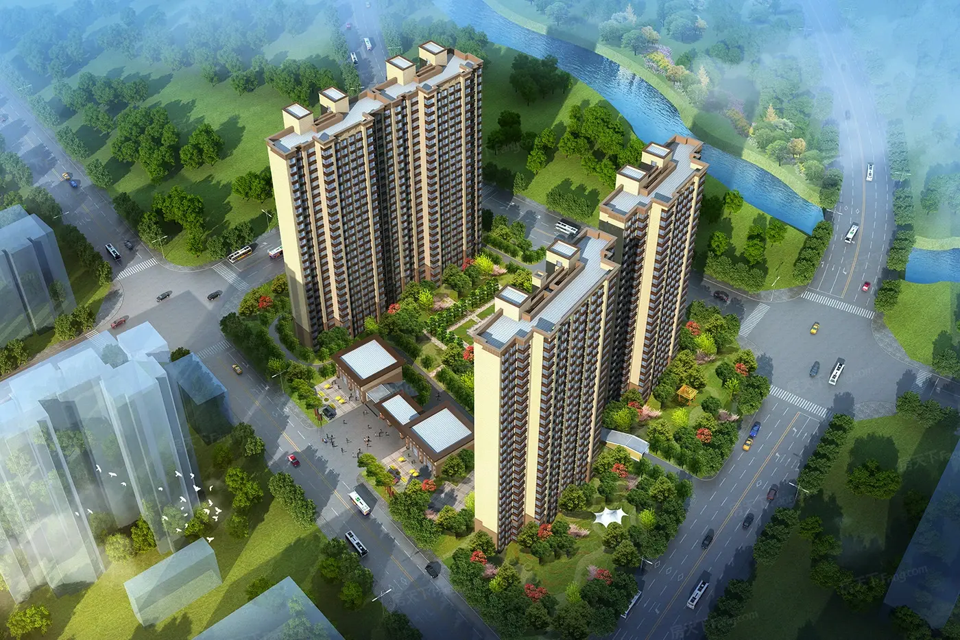 东旭·雍景苑效果图