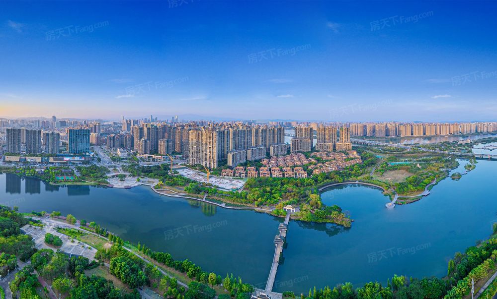 金山湖千花岛 抬手摘星揽月 座拥城市繁华,惠州惠城金山湖泰丰千花岛