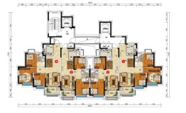 唐山恒大·养生谷2室2厅1厨1卫建面78.00㎡