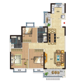 恒大珺庭恒大珺庭118.34㎡户型图