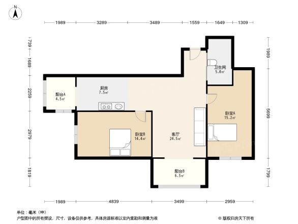 文化帝景户型图