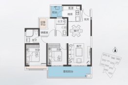 云熙花园3室2厅1厨2卫建面98.00㎡