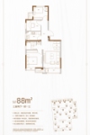 88平米B1户型