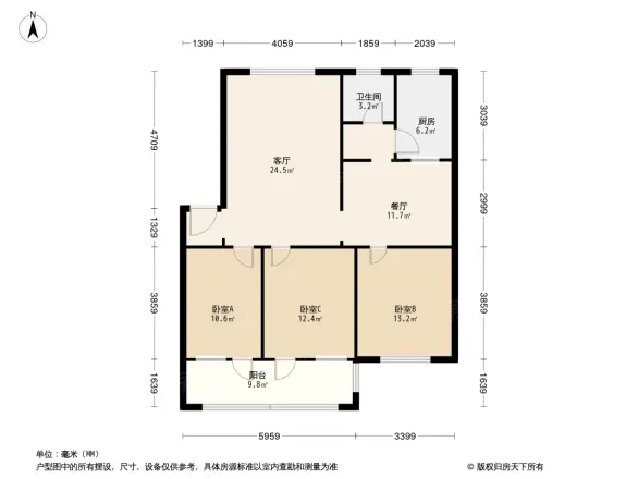 前园花园户型图